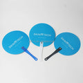 Custom Logo PP Gift Hand Fan With Plastic Handle for Advertising in China