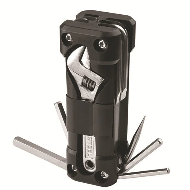 Multi-functional Hand Operated OEM Carbon Steel Combination Tool Outdoor Camping Bike Motorcycle Maintenance Tool KT-02 Portable