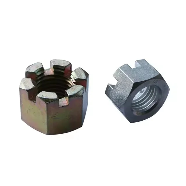 Hexagon Slotted Nuts and Castle Nuts M4-M100 and Fine Pitch Thread DIN935 Hex Flange Hexagon Slotted Castle Nut