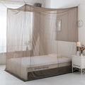 Single Bed Faraday Canopy - EMF/RF Shielding Anti-Radiation Silver Mesh Bed Net