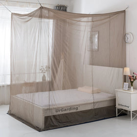 Single Bed Faraday Canopy - EMF/RF Shielding Anti-Radiation Silver Mesh Bed Net