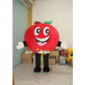 Guangzhou Enjoyment Custom Inflatable Red Apple Mascot Costume Inflatable Red Apple Mascot Adult Party Costume