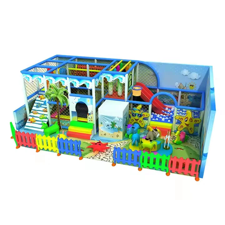 Hot Selling Children's Playground Kids Play Area Adventure Park Indoor Playground Equipment