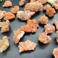 Natural Crystals Healing Minerals Rocks 4-6 CM Crystal Geode Quartz Cluster Apophyllite Orange Zeolite
