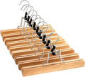 Customized Personalized Chrome Hook Solid Wood Eco-Friendly Durable Single Wig Hanger Skirt Pants Hair Stand Tools Bathroom
