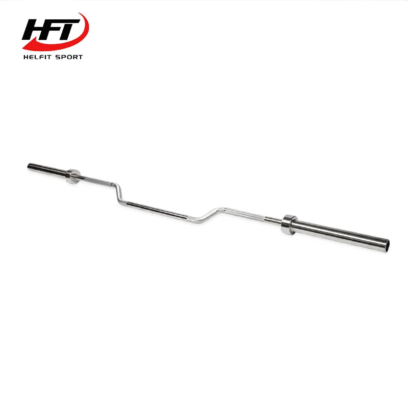 Fitness 2 Inches Weight Plates Squats Rows Cambered Barbell MegaBDM