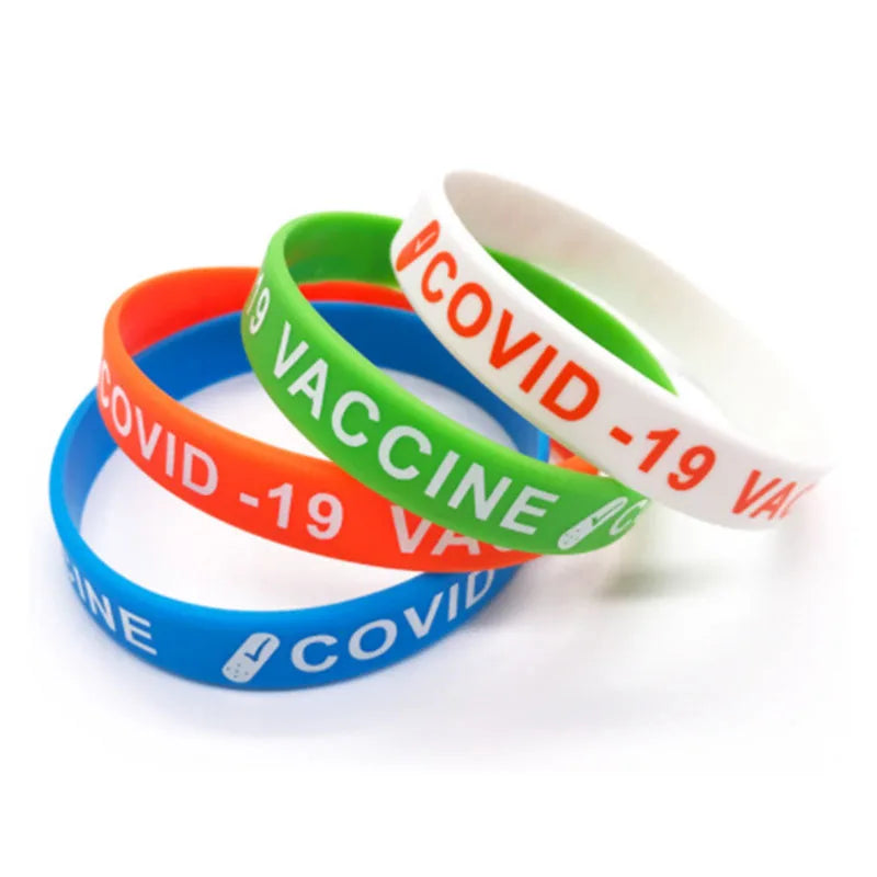 Multicolor Wristband Bracelets Silicone Cuff Rubber Custom Designer