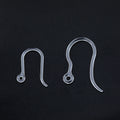 clear Diy Ear Jewelry Accessories Hypoallergenic Plastic Resin Ear Hook Earrings