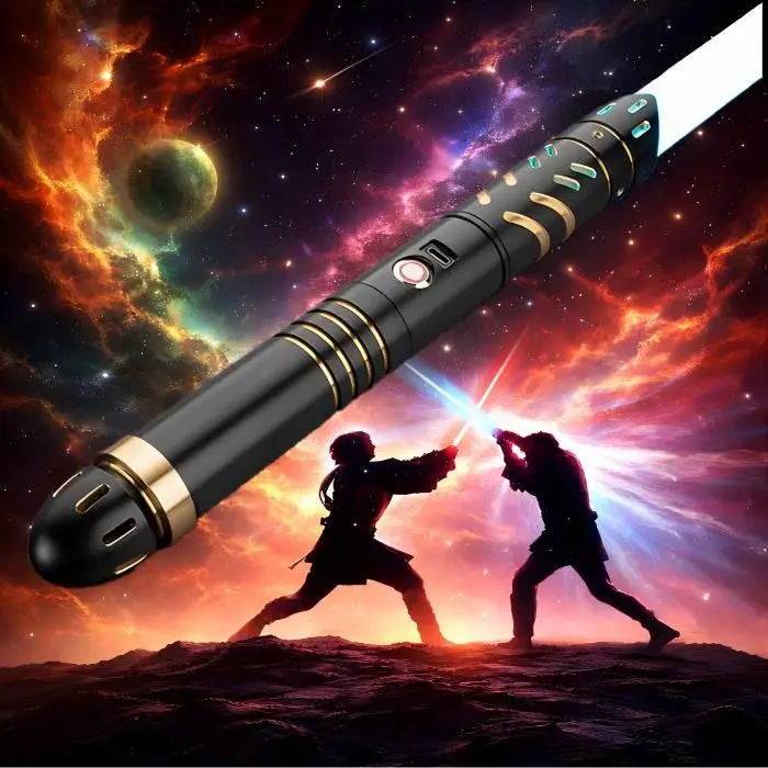 Force Guardian SABER LED CFX Lightsaber Aluminum Alloy Hilt Heavy Combat Blade Infinite Colors Smooth Swing Lightsaber Sword Toy