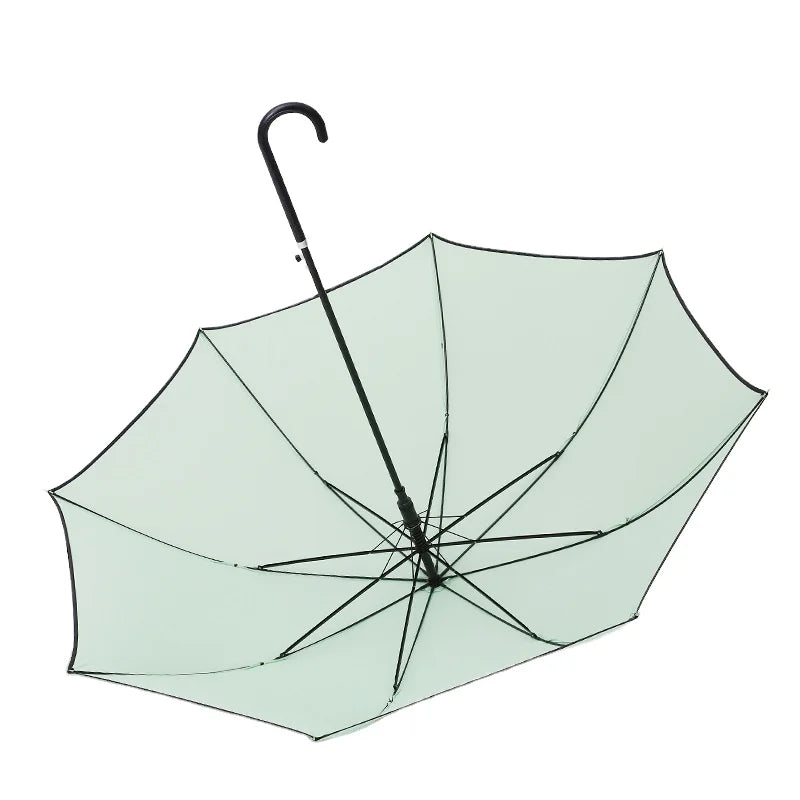 Wholesale Cheap Semi-Automatic Business Umbrella Windproof Waterproof Straight Umbrella With logo Customized