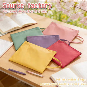 Customized Wholesale A4sized Waterproof Handbags and Zippered Document Pouchesproducts Designed for Organizing Office Documents