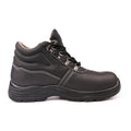 Waterproof No-slip Oil S3 Black Style Middle  Cut Industrial Safety Shoes  for Worker