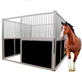 USA Standard Heavy-Duty HDG Steel Horse Shelter Stall Panels Roof Safety Fencing Trellis Gates Horse Stable Construction Site