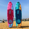 E SUP Pet Friendly Inflatable Paddle Board Family Friendly EVA/PVC Waterproof Compact Fold Sports Outdoors