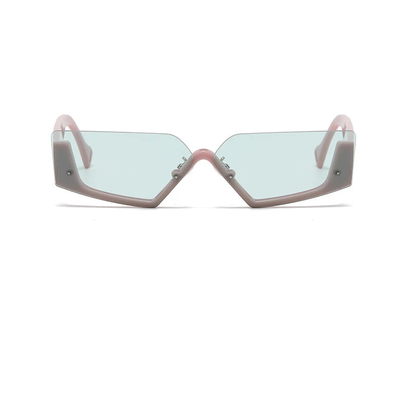 Best Sunglasses Vintage Women Plastic Unisex Logo Personalized Shade Hot Sell Fashion Wholesale Eyewear Metal Half Riml
