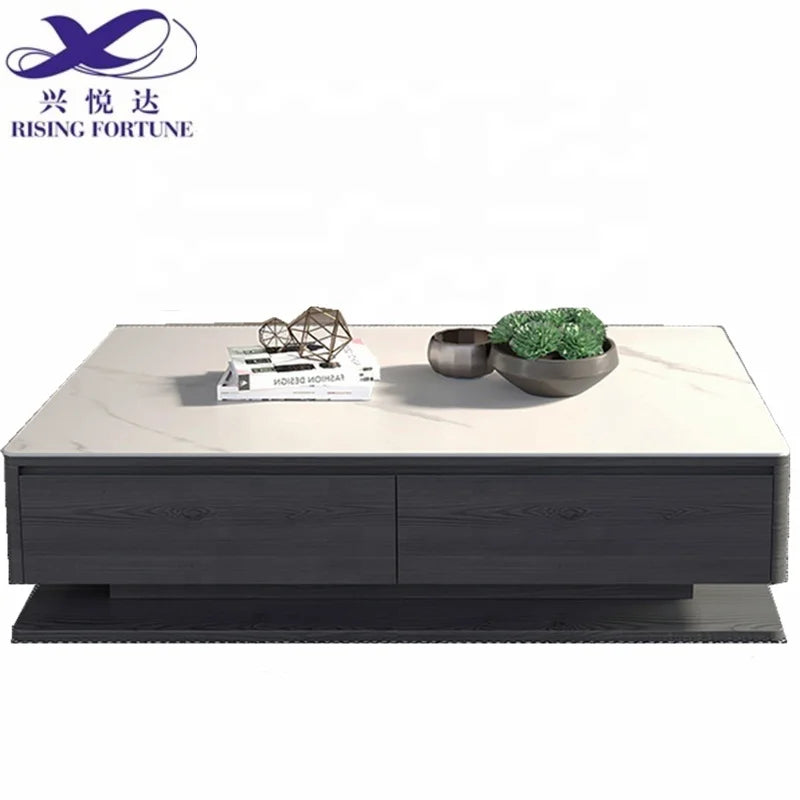 Natural Marble Modern Luxury Coffee Table Custom Home Decor Marble Table Set