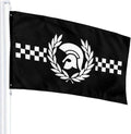 Vibrant Colors and UV Fade Resistance Casque Rude Boy Skinhead Fashion Punk Flag for Outdoor Indoor Decoration