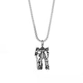 Nickle Free Jewelry Stainless Steel Exaggerated Robot Pendant Necklace