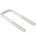 304 Stainless Steel Square U-Shaped Bolt M8*45*130 20mm Length with 30 Teeth Din Standard Hex Head Industrial Use Washed White