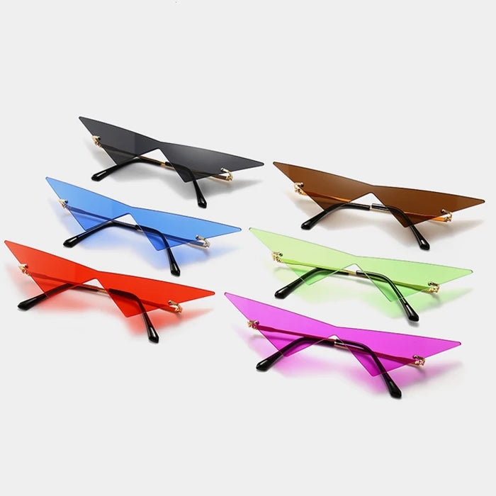 NEW Wholesale Sunglasses Ladies Women Men Fashion 90s Triangle Sunglasses Shades Sunglasses 2026