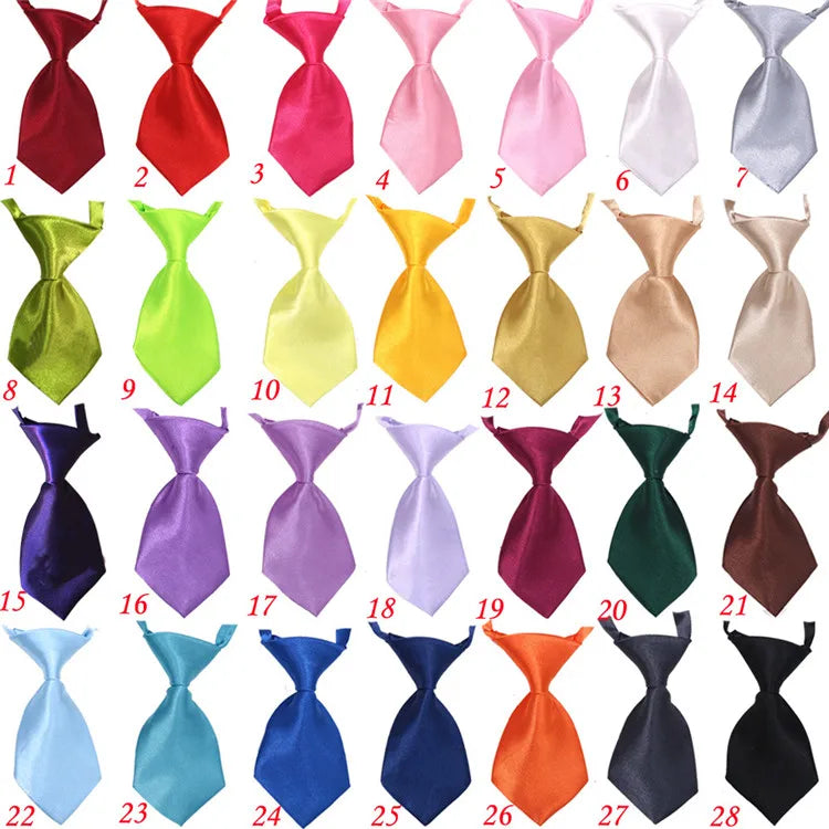 New Arrived Multiple Color Selection Skin-friendly Solid Color Pet Tie Wholesale Bow Tie for Dogs