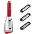 Multifunctional Kitchen Gadget Tools Carrot Peeling Knife Vegetable Fruit Peeler With Storage Box Container