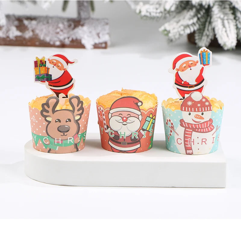 Custom Printed Grease Proof Soy Ink Printed Easy Separated Disposable Cake Moulds Craft Muffin & Cupcake Cups with Custom Colors