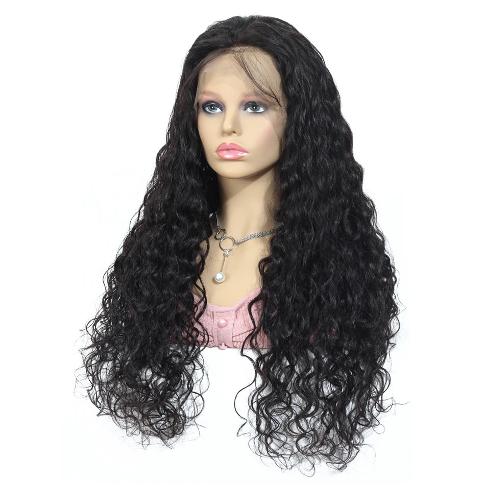 100% Human Hair Customize Wig Vendors Virgin Hair Closure/Frontal Wig Deep Wave Human 13*4 Frontal Real Mink Brazilian Lace Wig