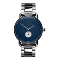 Popular Stainless Steel Leather Strap Business Male Watches with Small Second Dial Luxury Quartz Wrist Watches for Men