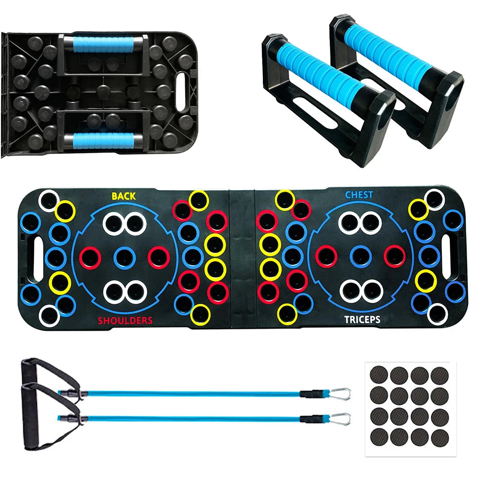 Wholesale New Arrivals Push up Board 56 Holes Muscle Training Exercise Home Portable Push-up Bracket
