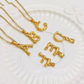Factory Cheap Necklaces with Letter Pendant Initial Letter Chain Stainless Steel Gold Plated Custom a - Z 26 Alphabet Wholesale