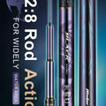 HISTAR Black Mamba Fishing Rod High Carbon Pole Super Hard Action Chameleon Coat Standard Heavy Version Lake Stream 3.6M to 9.0M