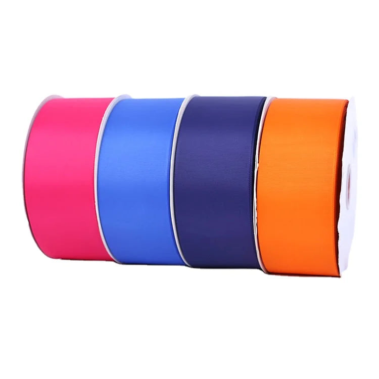 Ribbon Bow Gift Packing Ribbons for Bows Wholesale 3inch Grosgrain logo Customized Printed Satin Ribbon