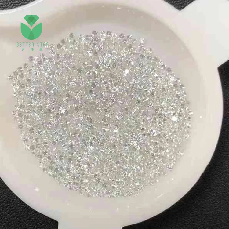 Hot Sale 1.8-2.7mm Loose Melee Cvd Diamonds Def Lab Diamond Synthetic Small Hpht Diamond Price Per Carat