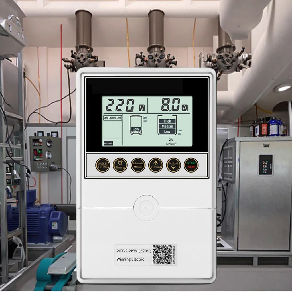 JNN 20Y Intelligent LCD Display Pump Controller 2.2KW Water Level Controller Pump Control