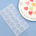 Saffron Heart Decoration Fondant Tools Silicone Cake Molds for Valentines Gift Chocolate Modeling OEM/ODM Welcome