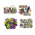 Custom Mardi Gras Items for Shirts Screen Print Transfers Heat Transfers for Clothing