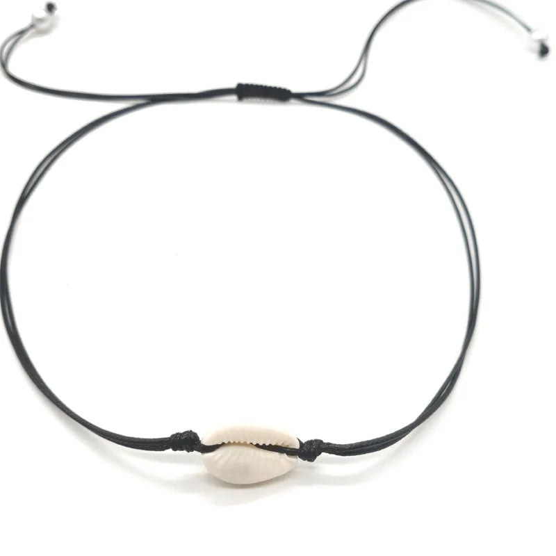 AA00217 Shell Necklace Sea Shell Pendant Necklace Boho Choker Necklaces