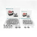 Stainless Steel Decorated Beak Set Eco-Friendly Silver Cake Decorating Nozzle Icing Baking Cupcake Tools Piping Nozzle for Cake