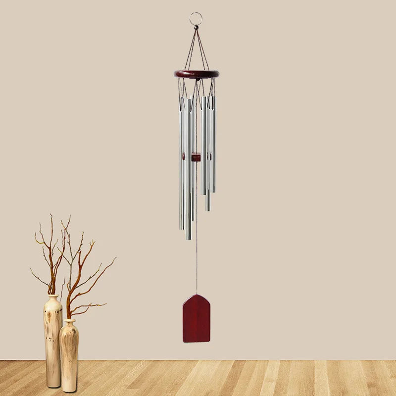 Factory Price Wind Chimes 25.6 Inches Festival Decor Christmas Gifts Wind Chime Bell Aluminum Tubes Hanging Ornament