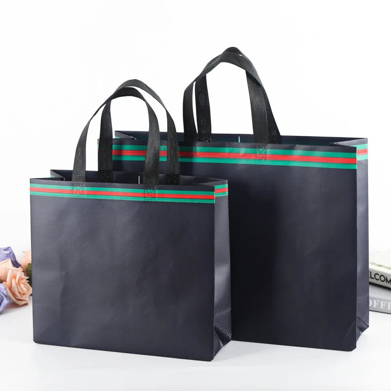 Custom Promotional Custom Logo Reusable Eco Friendly Fabric Non Woven Shopping Bag