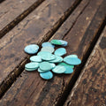 AAA Tophus Natural Stones Blue Synthetic Turquoise Gemstone Oval Shape Jewelry for Making for Synthetic Gemstone Jewelry