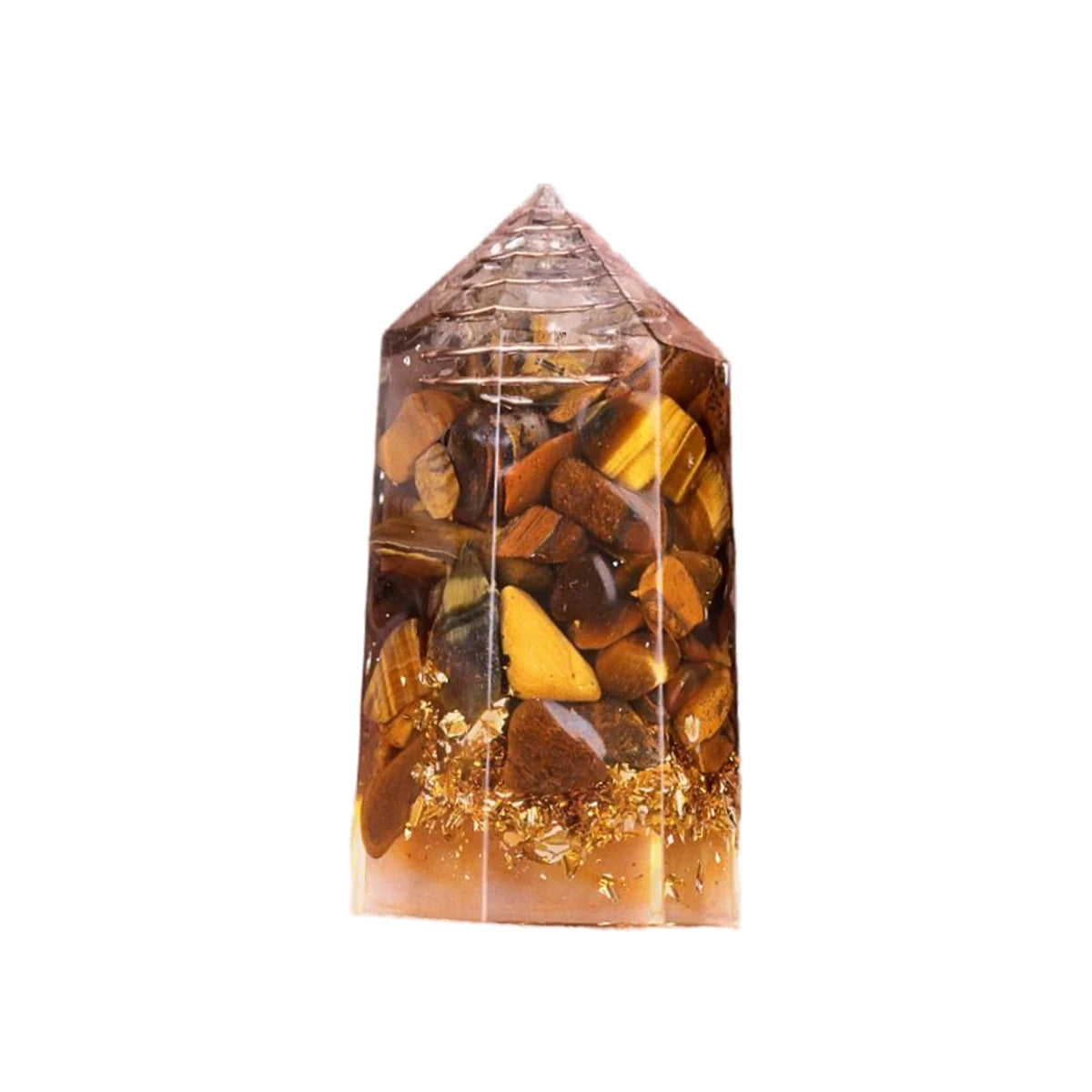 Custom Designed Natural Tiger Eye Gemstone Hexagonal Prism New Model Fashionable Engraved Healing Stone for Home Decoration