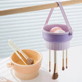 2023 Hot Selling Makeup Brush Cleaning Tool Makeup Brush Cleaning and Drying Storage Bowl Makeup Brush Cleaning Bowl