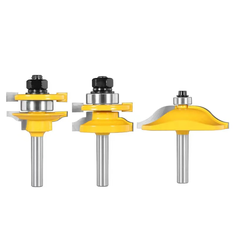 Solid Wood Cabinet Small Mortise Joint Large Household West Door Raised Panel Knife Router Bit Wood Carving OEM 12mm