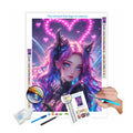 N-2167 5D Diamond Painting Kit Making Cross Stitch Arts Craft for Home Decor Portrait Subject Diamond Painting Stitch