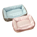 Solid Square Shape Cooling Pet Kennel Dog Bed for Teddy Golden Retriever & Cat Summer Use Pet Bed