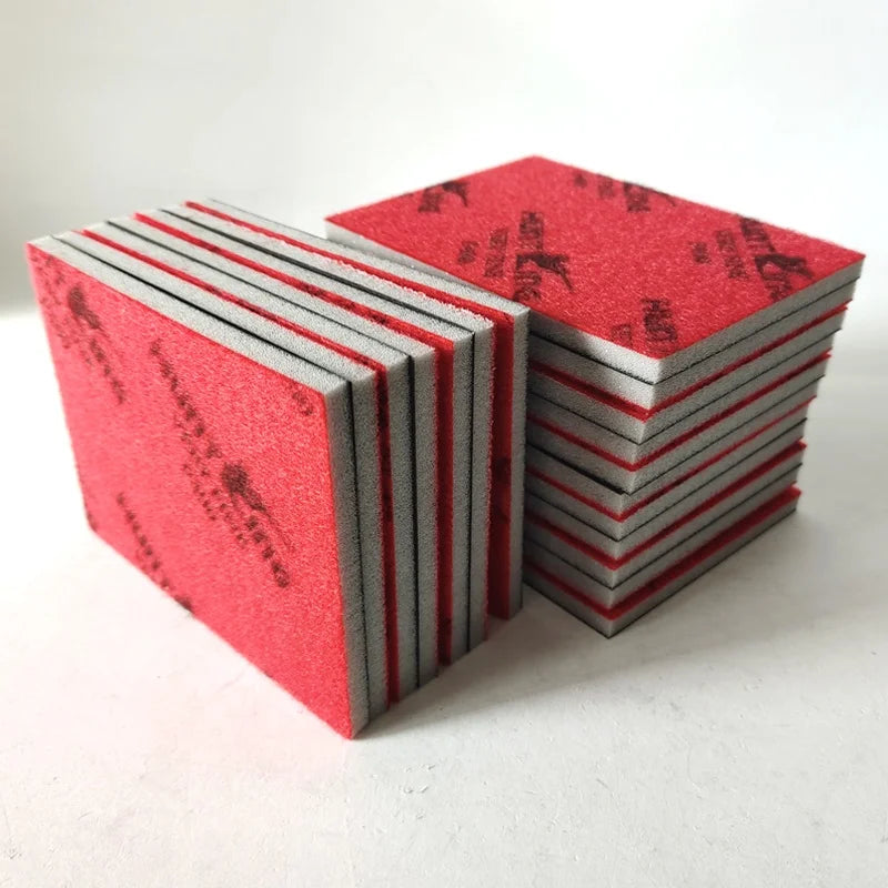 75/100mm Self-Adhesive Sponge Sandpaper Car Beauty Polishing Skin for Car Hardware and Wood Flocking Abrasives