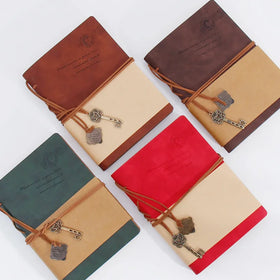Retro Vintage Leather Buccaneer Traveler Journal Office School Craft Notebooks Stationery Supplies Thick 160sheets