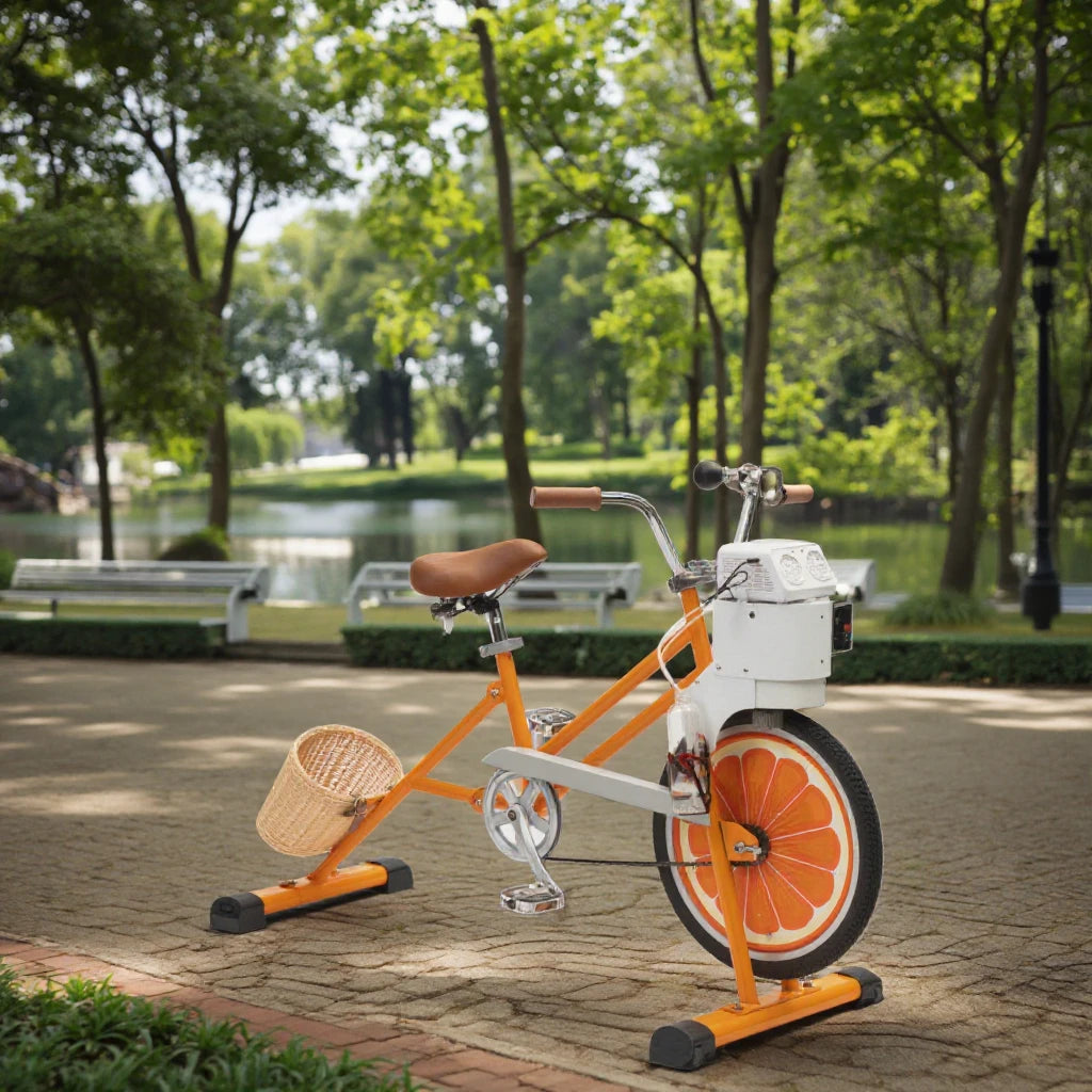EXI New Exercise Bike Kids Chopper Bubbles Vending Machine Party Supplies Aluminum Alloy Easy to Ride